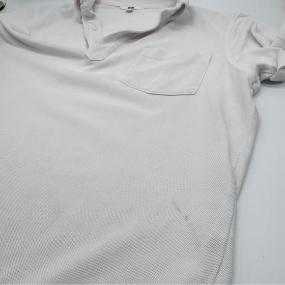 Uniqlo White Polo Shirt for Men - Picture 7 of 10